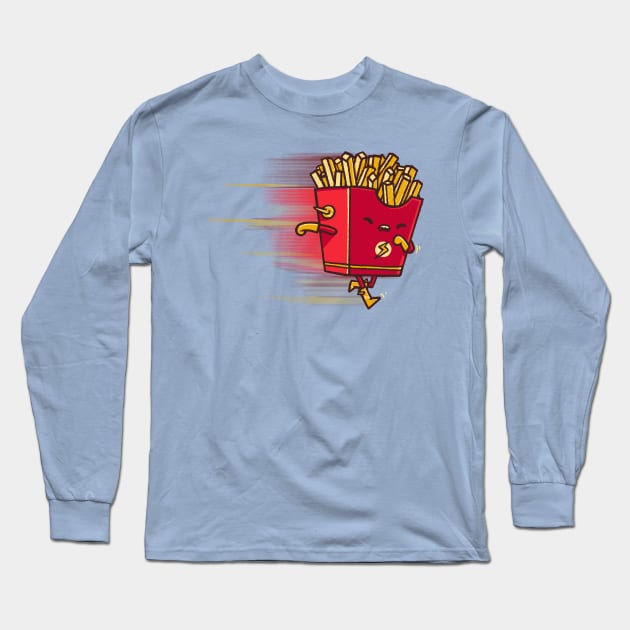 fast food Long Sleeve T-Shirt by Walmazan